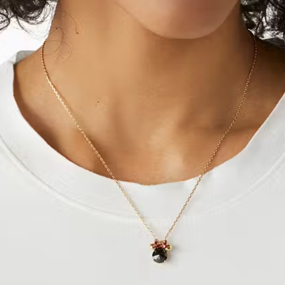 NWT Disney X Kate Spade New York Minnie Pendant Necklace